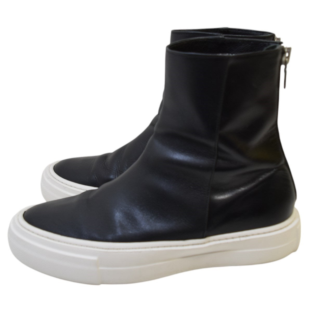 ATTACHMENT COW LEATHER BACK ZIP SNEAKERSカウレザー バックジップ ハイカットスニーカーAA12-202 古着・中古-2枚目のアイテム画像