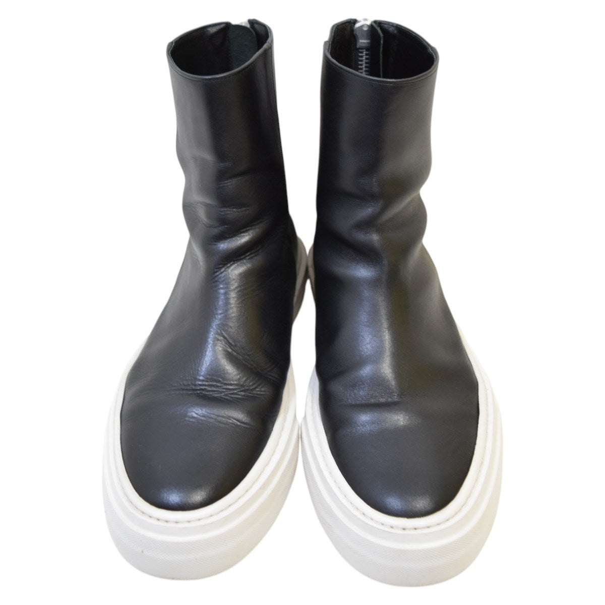 ATTACHMENT COW LEATHER BACK ZIP SNEAKERSカウレザー バックジップ ハイカットスニーカーAA12-202 古着・中古-3枚目のアイテム画像