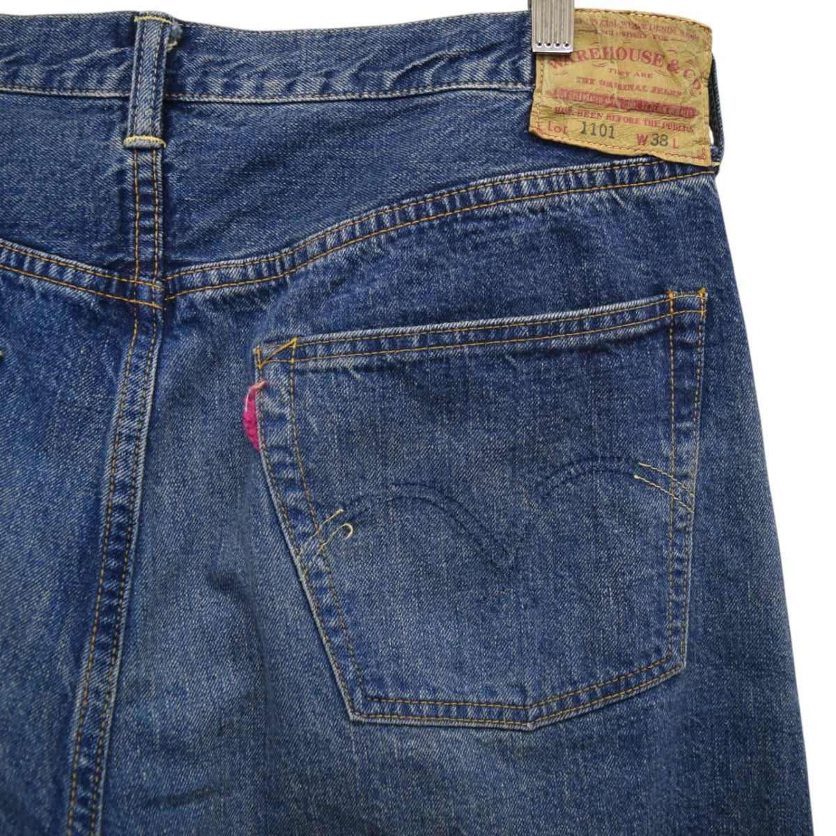 WAREHOUSE 2ND-HAND 1101 (USED WASH)セコハン デニムパンツ 古着・中古-3枚目のアイテム画像