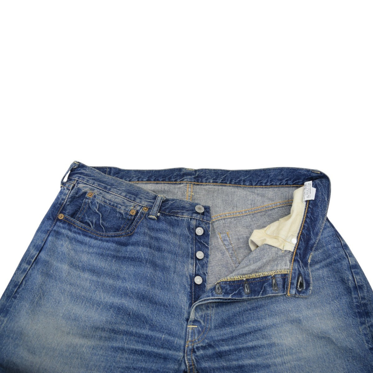 WAREHOUSE 2ND-HAND 1101 (USED WASH)セコハン デニムパンツ 古着・中古-4枚目のアイテム画像