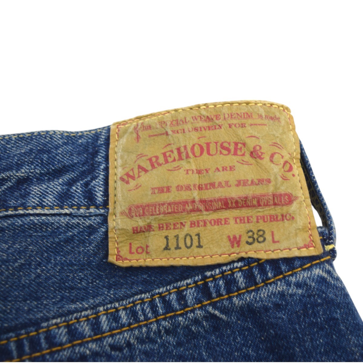 WAREHOUSE 2ND-HAND 1101 (USED WASH)セコハン デニムパンツ 古着・中古-6枚目のアイテム画像