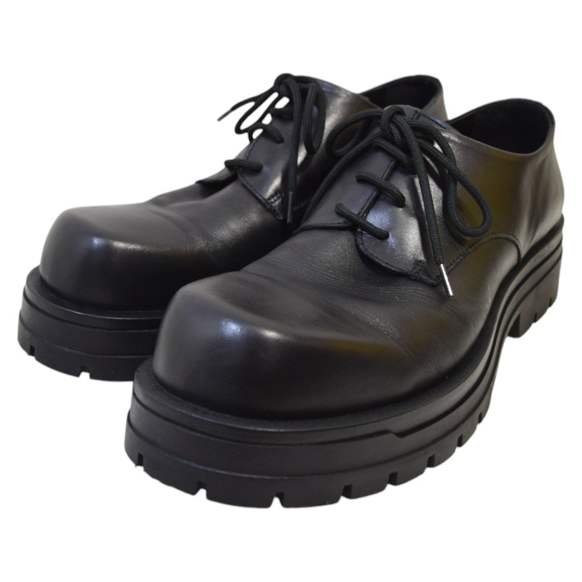 ZARA チャンキーレザーシューズ2493/320/800 古着・中古-1枚目のアイテム画像