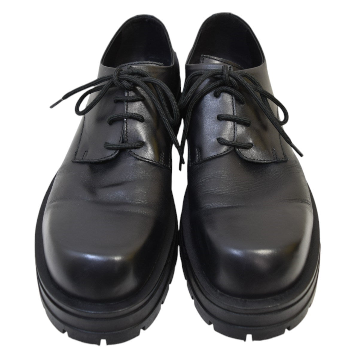 ZARA チャンキーレザーシューズ2493/320/800 古着・中古-3枚目のアイテム画像