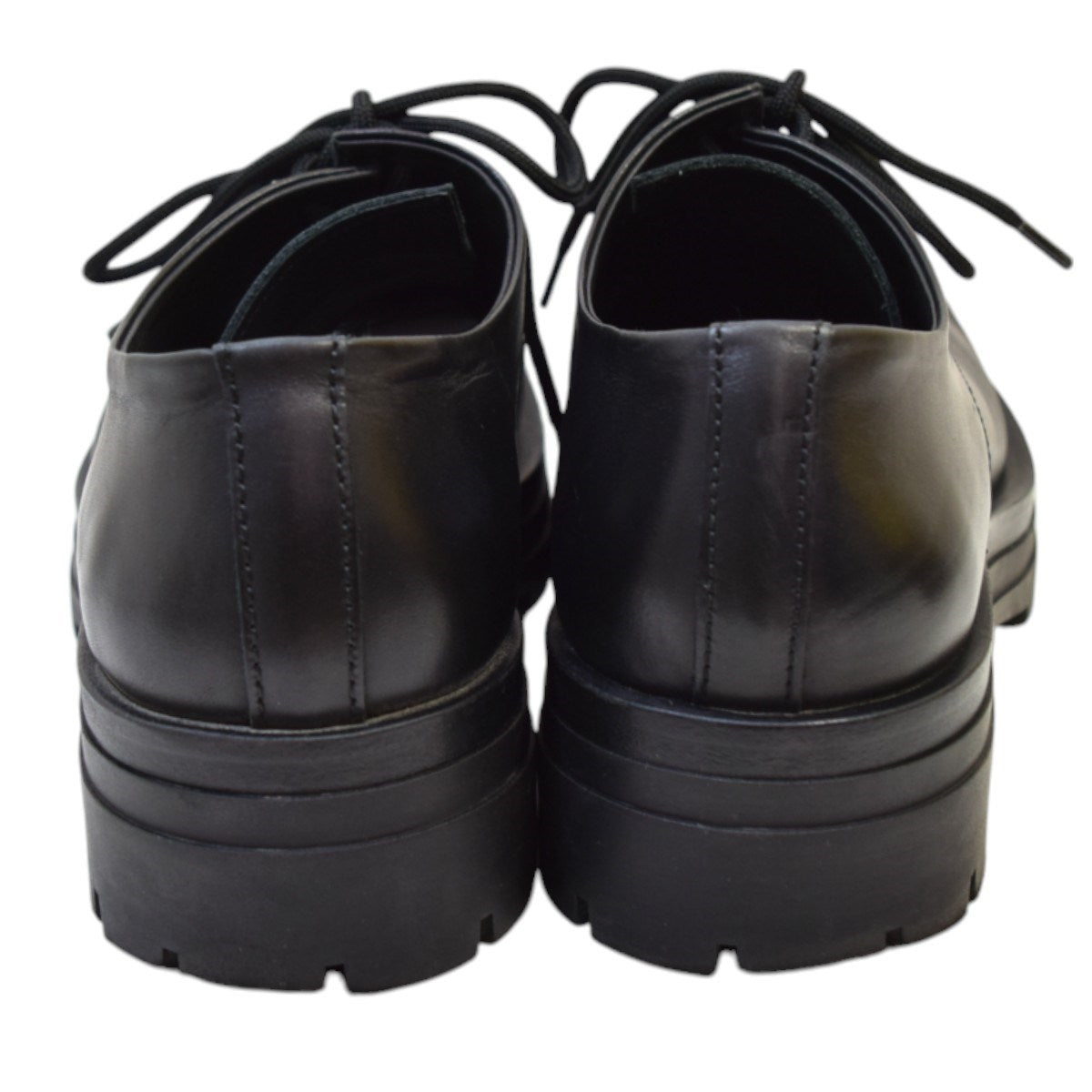 ZARA チャンキーレザーシューズ2493/320/800 古着・中古-4枚目のアイテム画像
