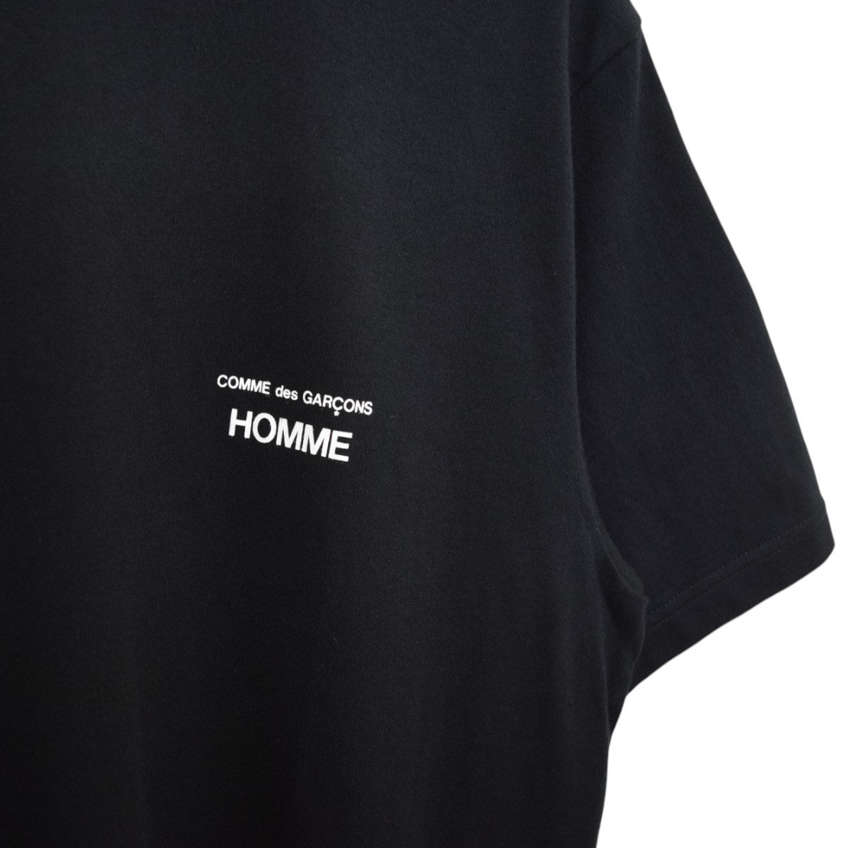 COMME des GARCONS HOMME ロゴプリント 綿天竺 半袖カットソーTシャツ 2025SSHP-T101-051 古着・中古-3枚目のアイテム画像