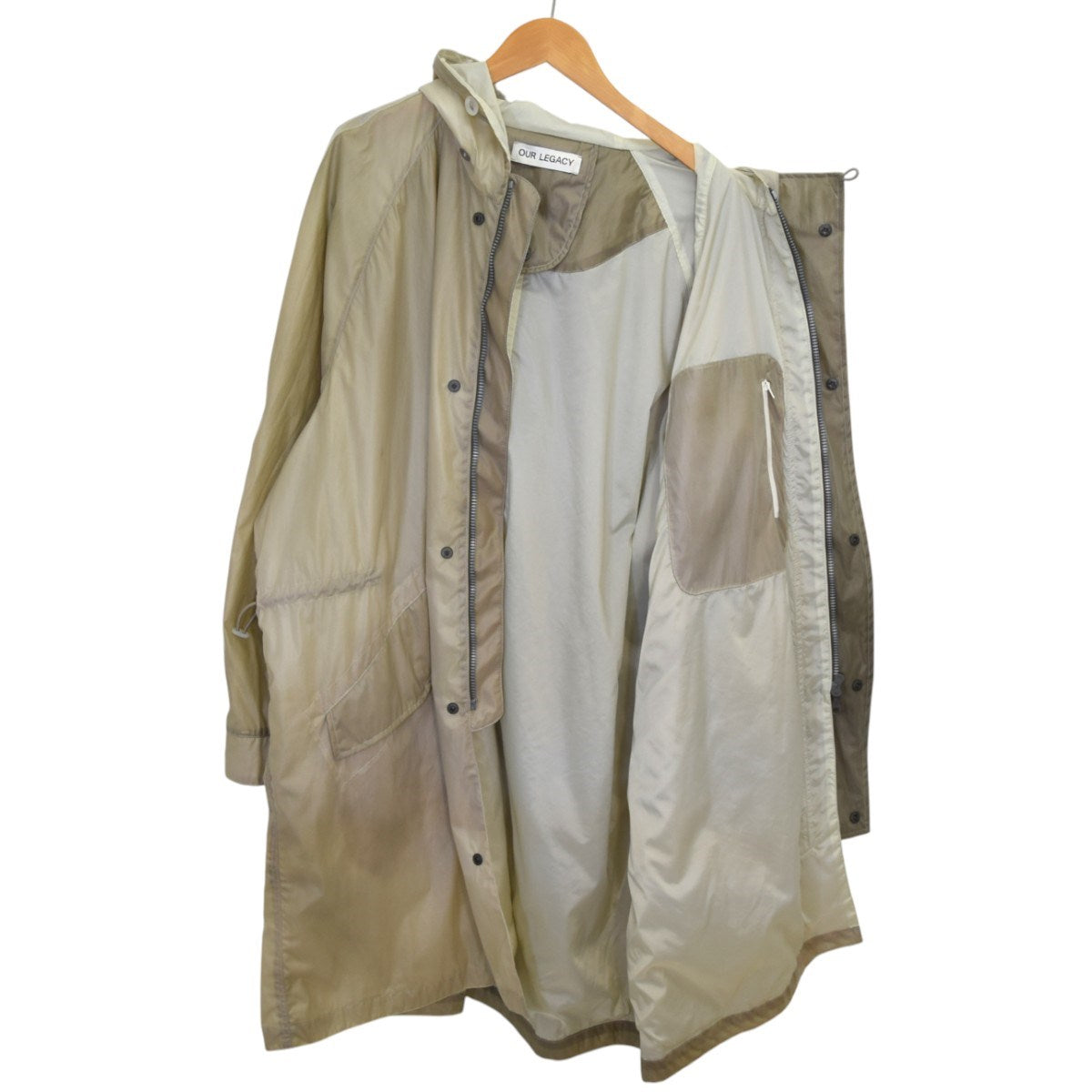 Cloak ParkaフーデッドナイロンコートM2221CF
