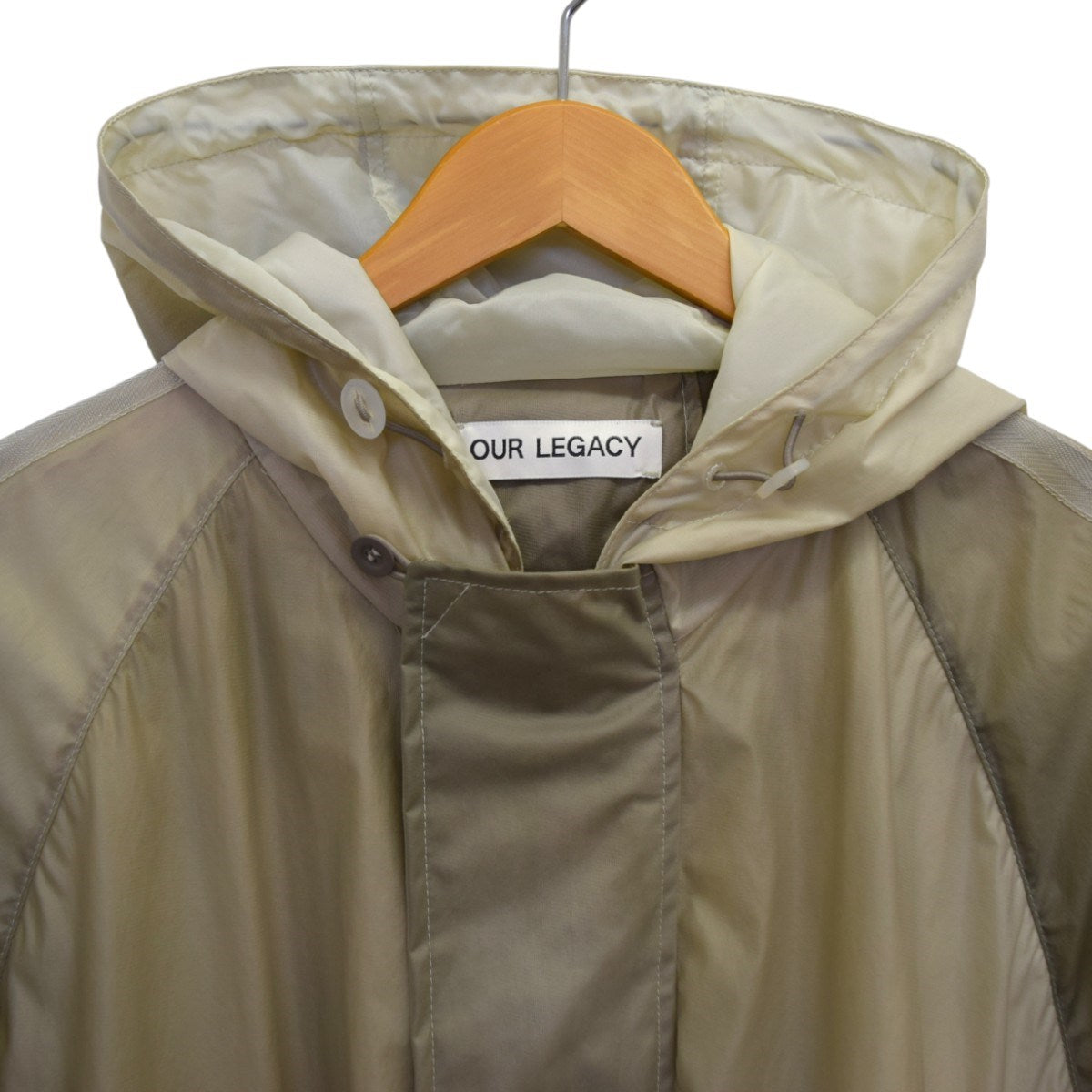 Cloak ParkaフーデッドナイロンコートM2221CF