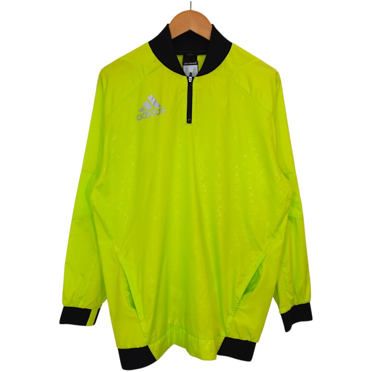 adidas(アディダス) ハイブリッドトップ ライムイエロー サイズ J L