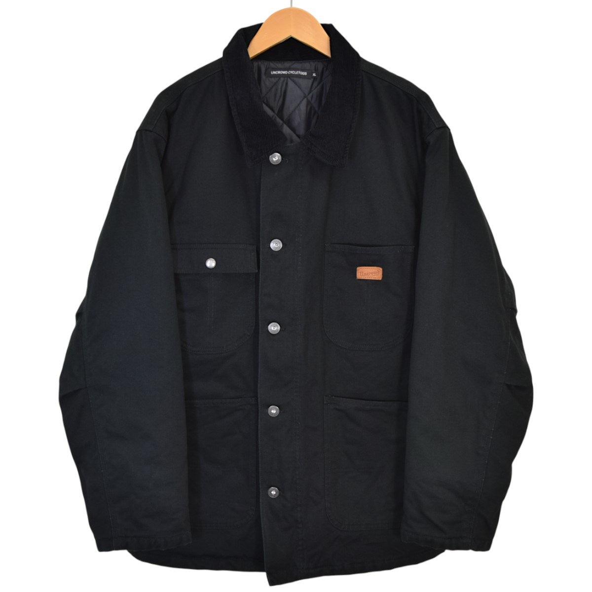メンズ UNCROWD ダックカバーオール XL ブラック