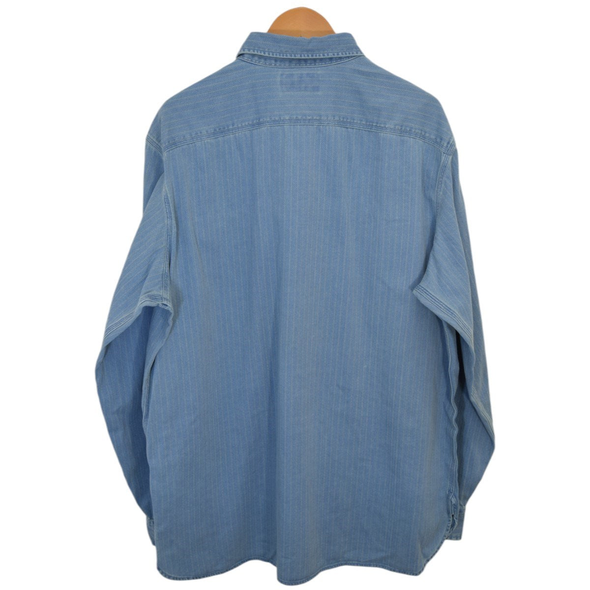 ヴィンテージ加工ヘリンボーンワークシャツMNRRWOVM2C00456