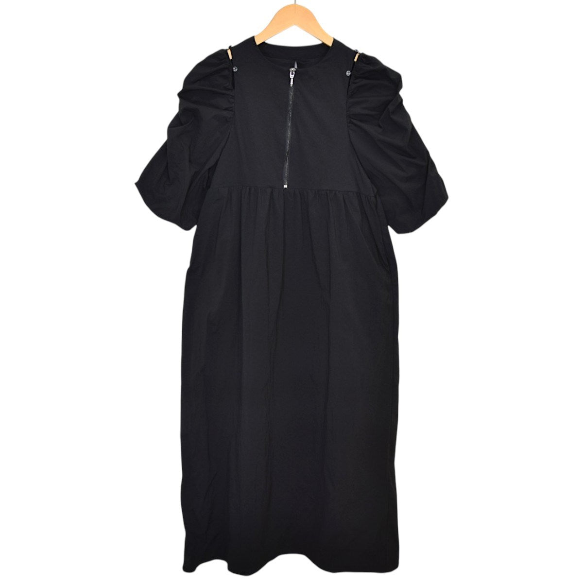 willfully(ウィルフリー) half sleeve open shoulder OPワンピース2411