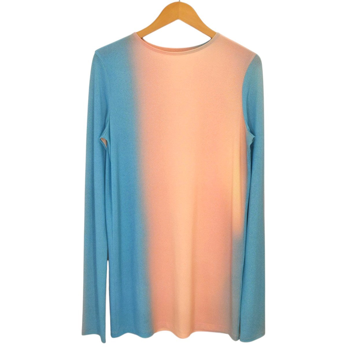 【ISSEY MIYAKE/イッセイ・ミヤケ】長袖カットソー グラデーション柄 ISSEY MIYAKE(イッセイミヤケ) LIGHT LEAK DRESSグラデーション