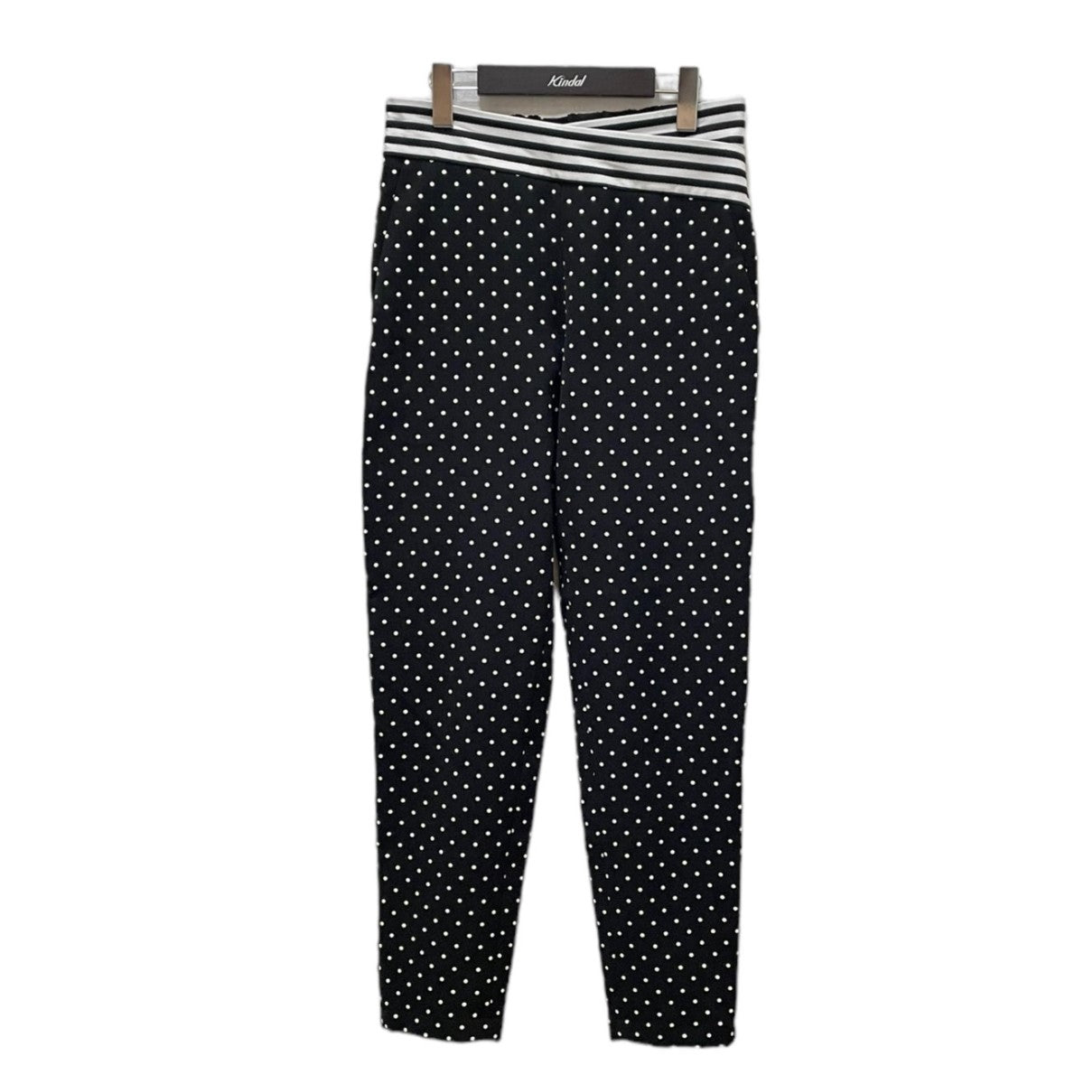 borders at balcony(ボーダーズアットバルコニー) テーパードドットパンツ TAPERED DOTS PANTS ブラック サイズ  38｜【公式】カインドオルオンライン ブランド古着・中古通販【kindal】