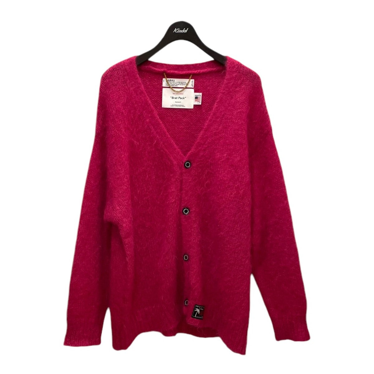 DAIRIKU(ダイリク) Molly Mohair Knit Cardigan モヘアカーディガン ピンク サイズ  F｜【公式】カインドオルオンライン ブランド古着・中古通販【kindal】