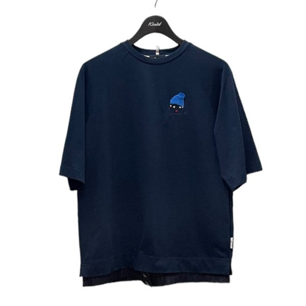 MONCLER GRENOBLE(モンクレールグルノーブル) MAGLIA GIROCOLLO Tシャツ ネイビー サイズ  XS｜【公式】カインドオルオンライン ブランド古着・中古通販【kindal】