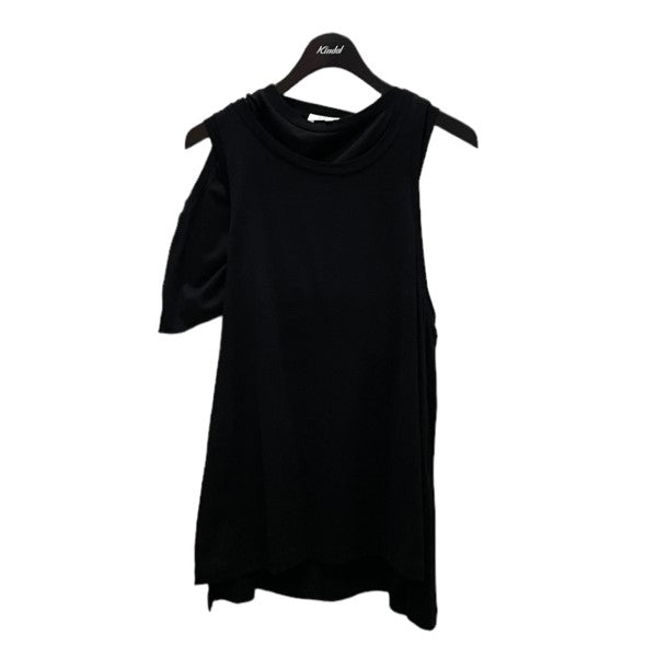 ENFOLD(エンフォルド) DOUBLE-NECK SLEEVLESS-TOPS ブラック サイズ 38 