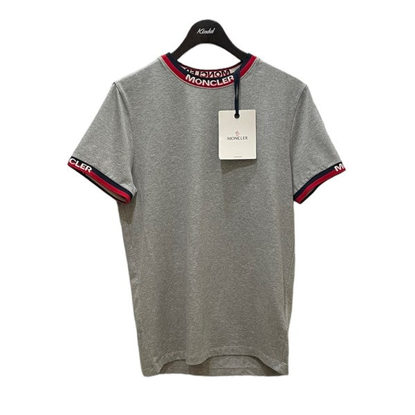 MONCLER(モンクレール) MAGLIA T-SHIRT ロゴリンガーT 杢グレー サイズ S｜【公式】カインドオルオンライン  ブランド古着・中古通販【kindal】