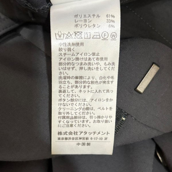 ATTACHMENT 古着・中古 アタッチメントのPE RY STRETCH TROPICAL BELTED WIDE TROUSERS スラックスです。