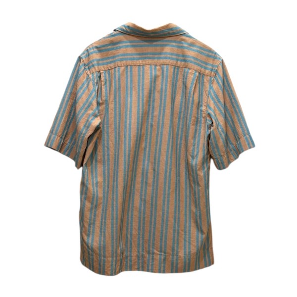 ACNE STUDIOS オープンカラーストライプ半袖シャツ 古着・中古-2枚目のアイテム画像