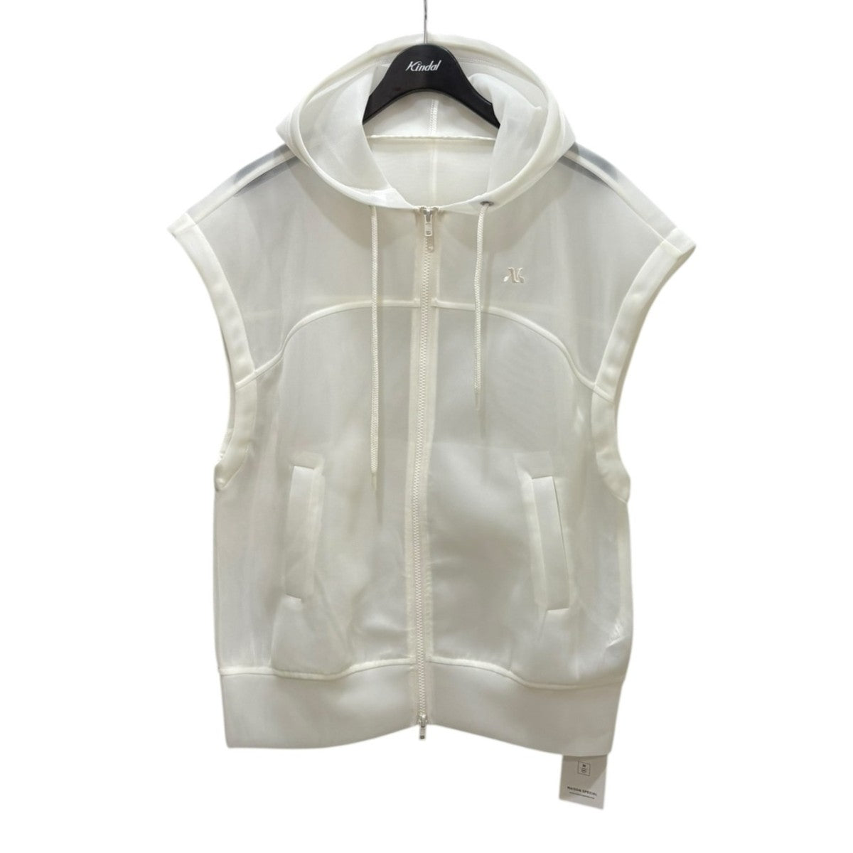 2way See-through Hoodie 21232415804 シアージップパーカ