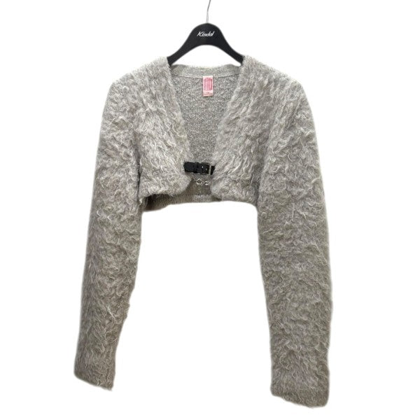 【FETICO】MOHAIR KNIT CROPPED CARDIGAN FETICO(フェティコ) モヘアクロップドカーデ MOHAIR KNIT CROPPED