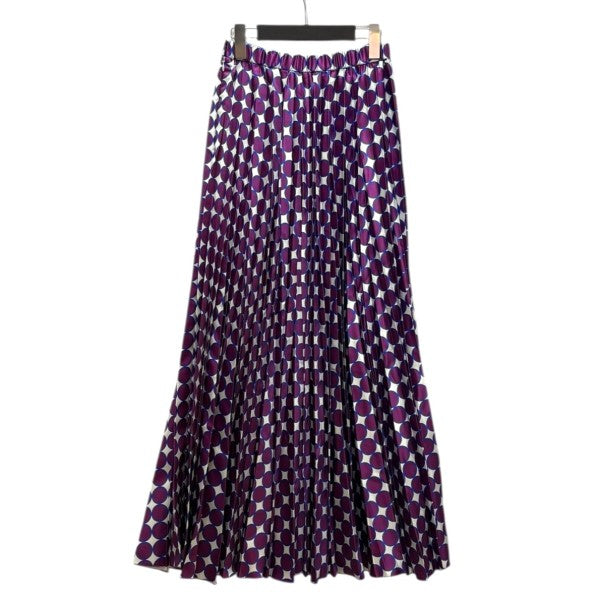 ドット柄オリガミプリーツスカート 522250802601