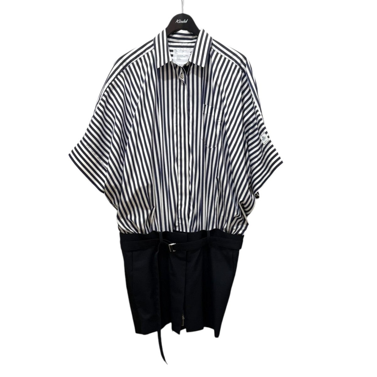 sacai(サカイ) ドッキングワンピース 23-06525 23-06525 ネイビーx 