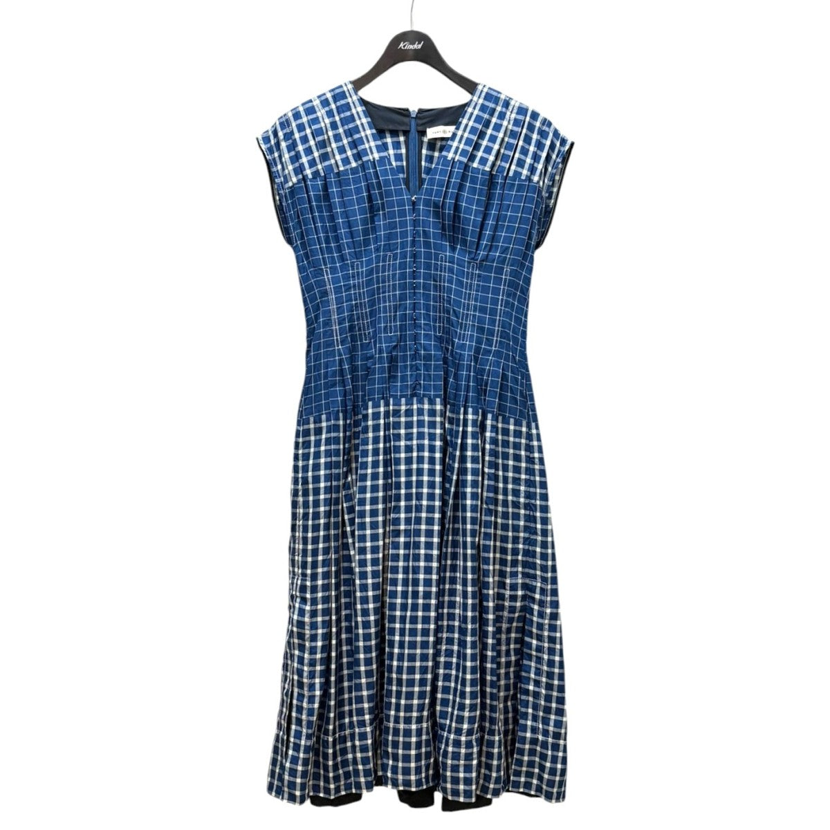 シルクチェックワンピース PICNIC PLAID SILK CLAIRE MCCARDELL DRESS