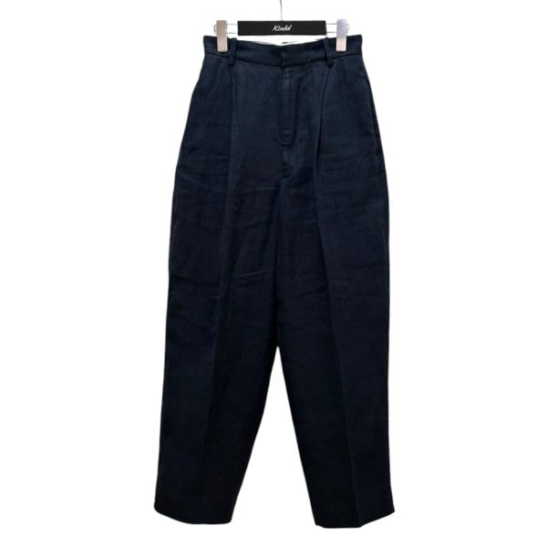 麻綿スラックス 168-4140151