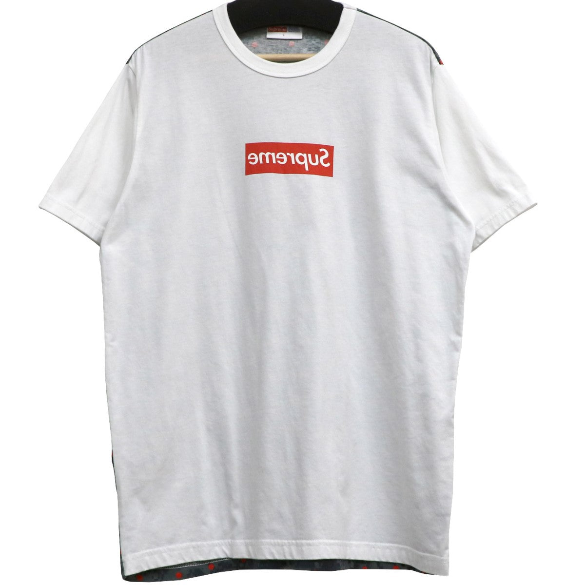 SUPREME×COMME des GARCONS SHIRT 13SS反転BOX Logo Box Logo S／S Tee ...