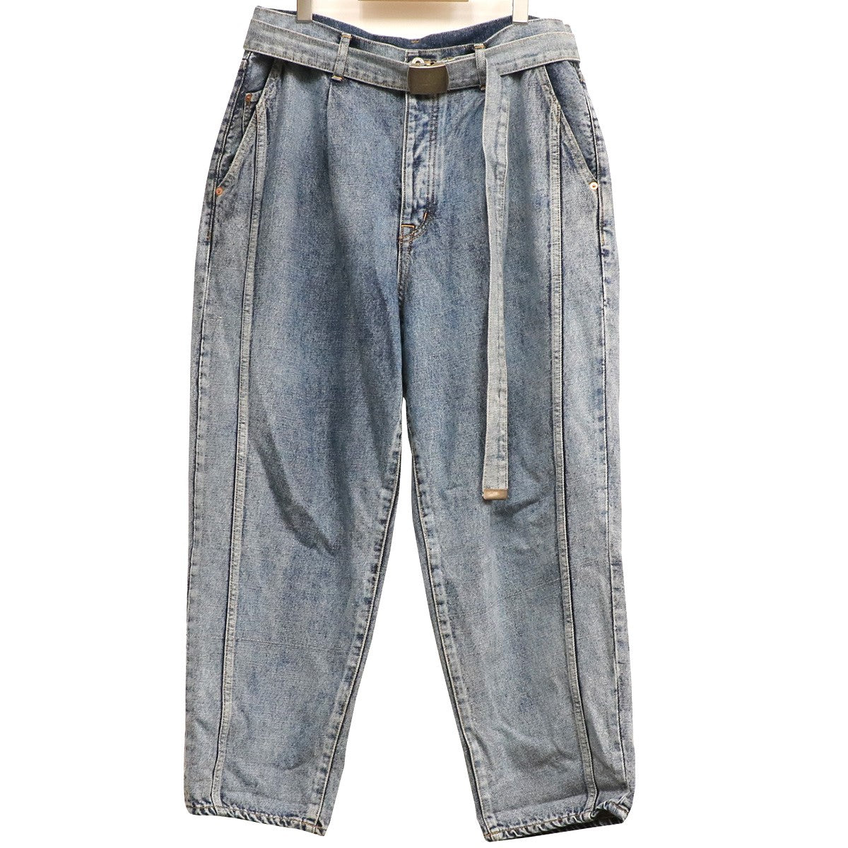 doublet(ダブレット) 19SS SILK DENIM WIDE TAPERED TROUSER シルク混 ...
