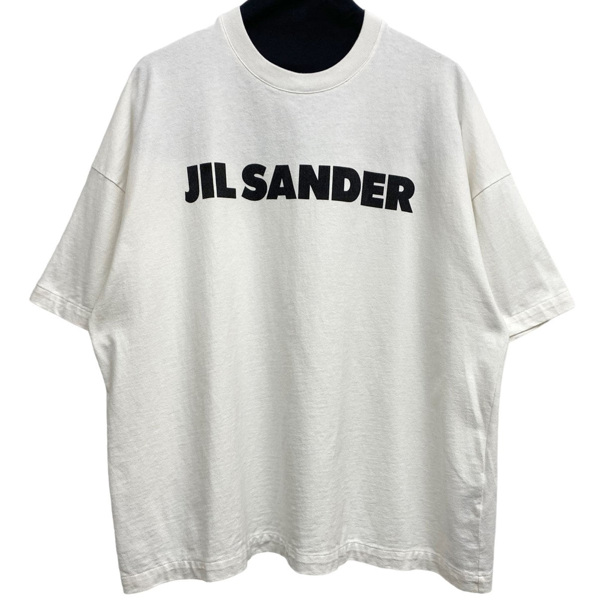 JIL Sander(ジルサンダー) Oversized Logo T-SHIRTオーバーサイズロゴTシャツ ホワイト サイズ:L(オーバーサイズ) メンズ Tシャツ・カットソー 中古・古着