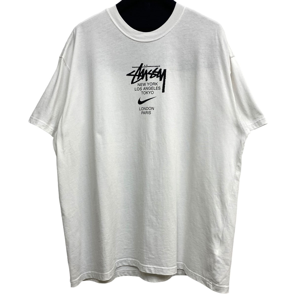 STUSSY x NIKE(ステューシー) 20AW Short-Sleeve TeeロゴTシャツ ホワイト サイズ  15｜【公式】カインドオルオンライン ブランド古着・中古通販【kindal】