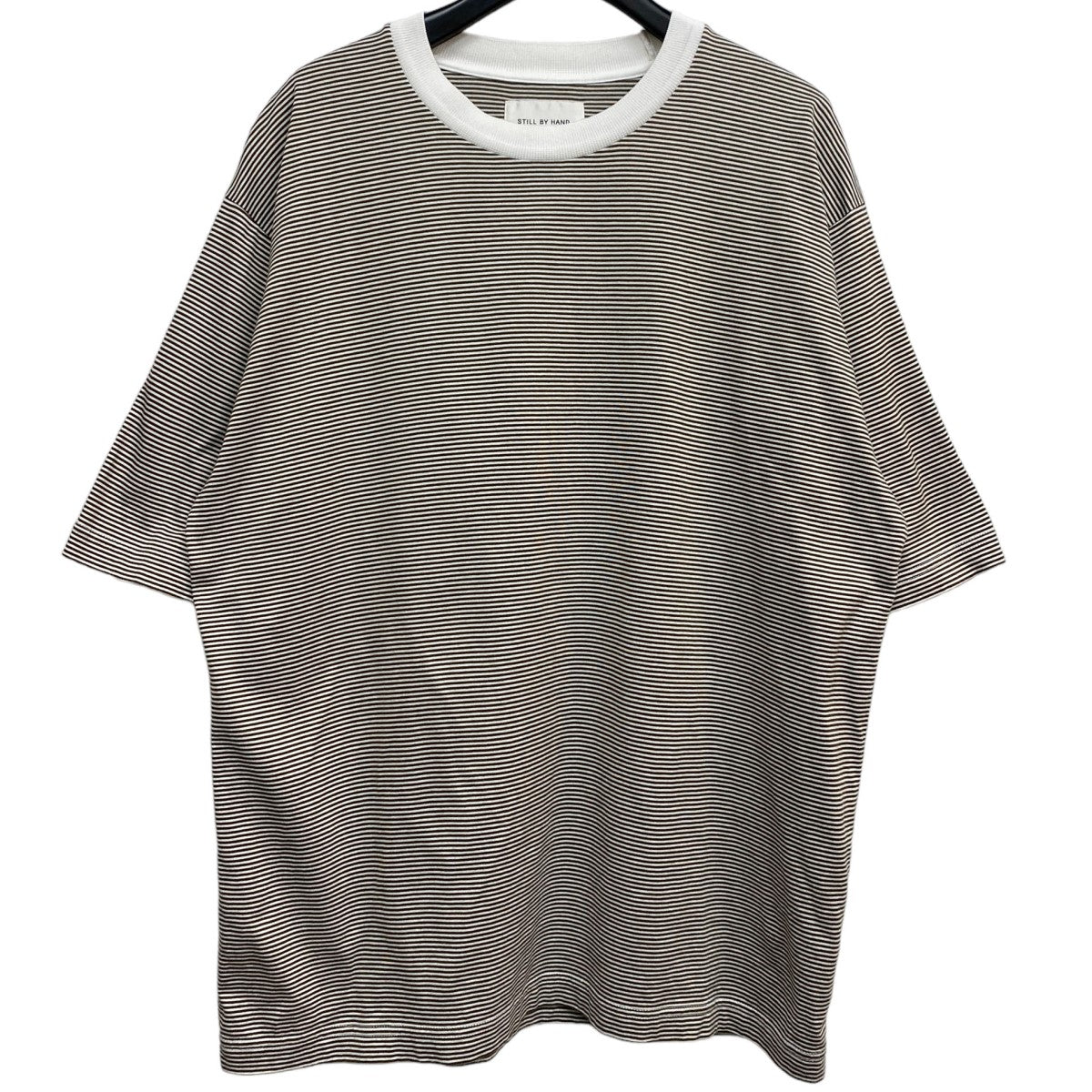 STILL BY HAND(スティル バイ ハンド) 22SS Ribbed Crew Neck Border T ...