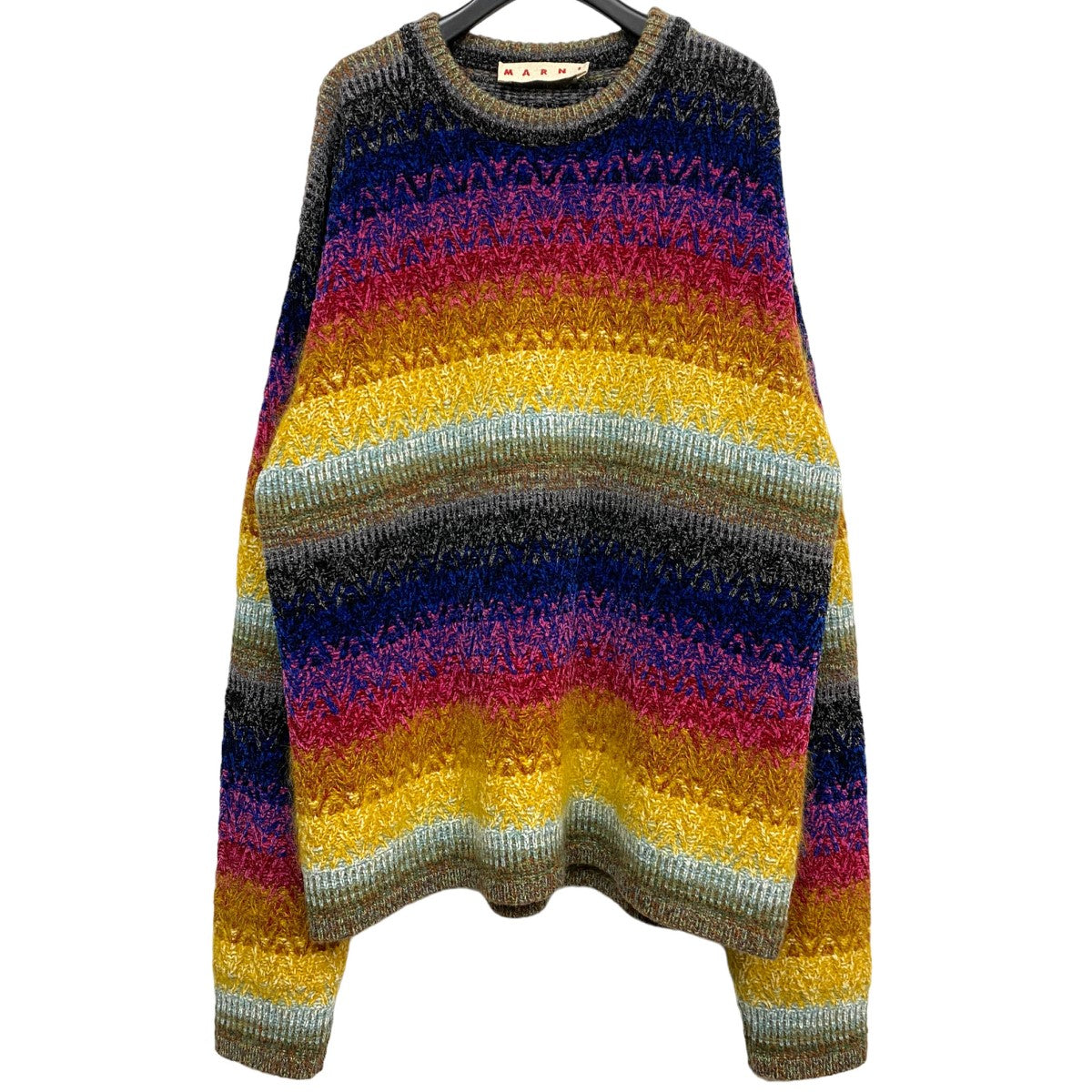 MARNI(マルニ) 22AW Viscose Wool Knit Maltiモヘヤクレイジーパターン 