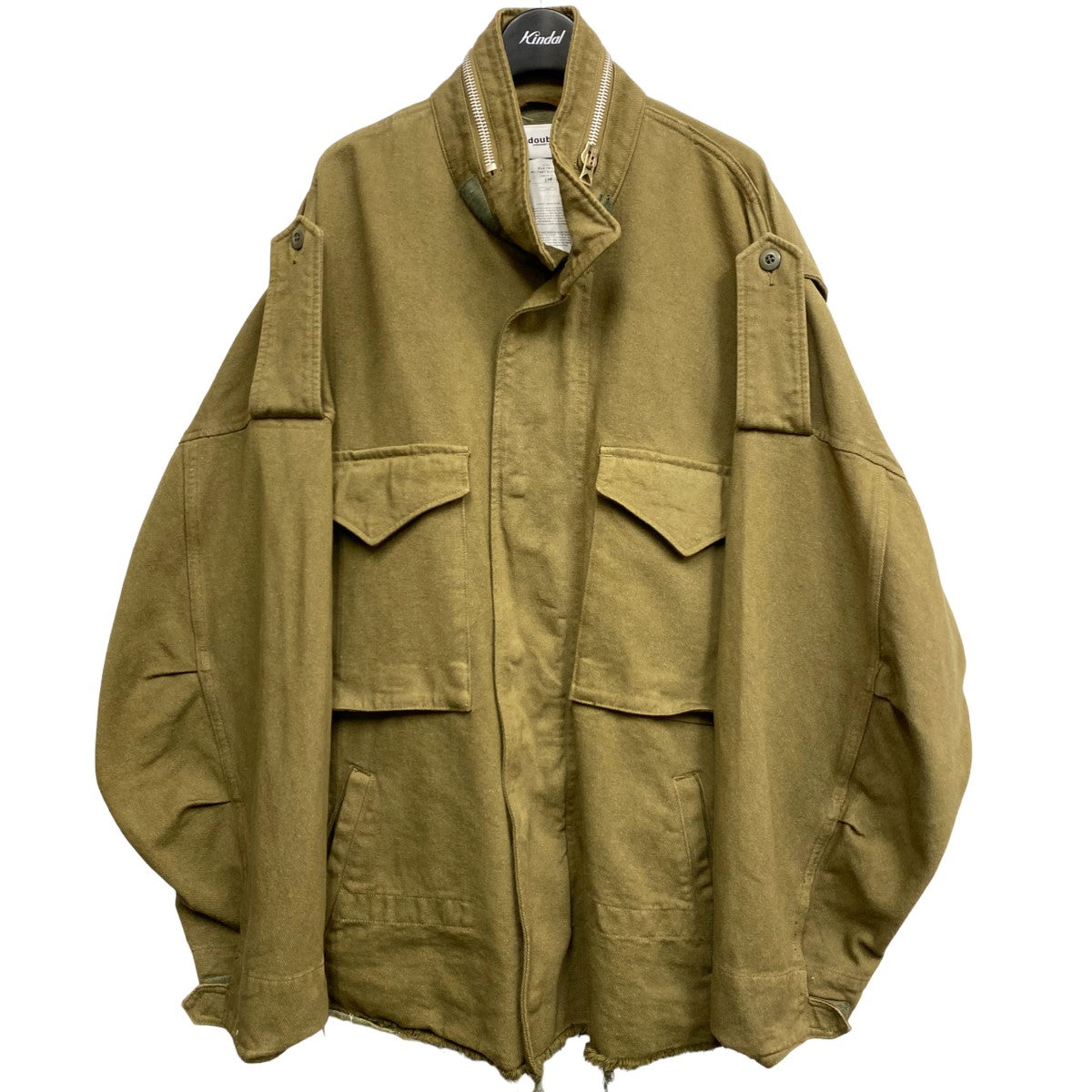 doublet(ダブレット) 22SS Silk Twill Military Blousonシルク 