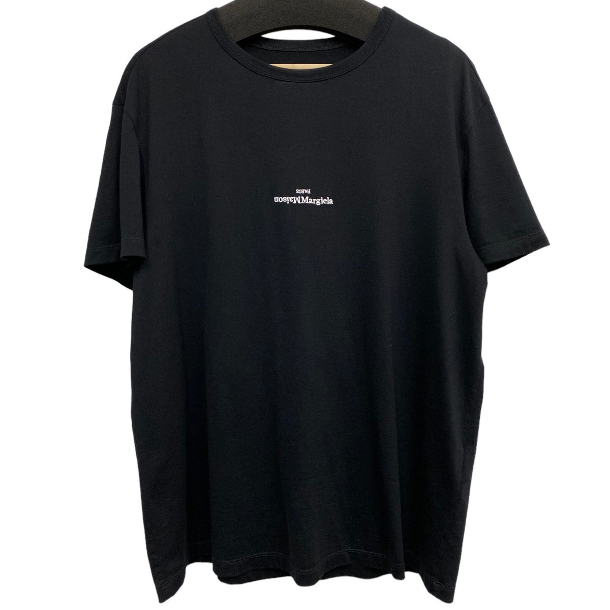 Maison Margiela 10(メゾンマルジェラ 10) 20SSReversed Logo T-shirt反転ロゴTシャツ ブラック サイズ  17｜【公式】カインドオルオンライン ブランド古着・中古通販【kindal】