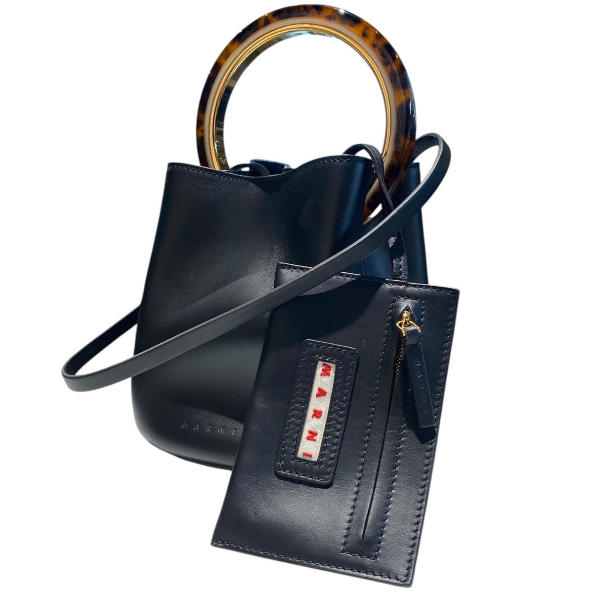 MARNI(マルニ) 19SSPANNIERパニエサークルハンドルバケットバッグ 