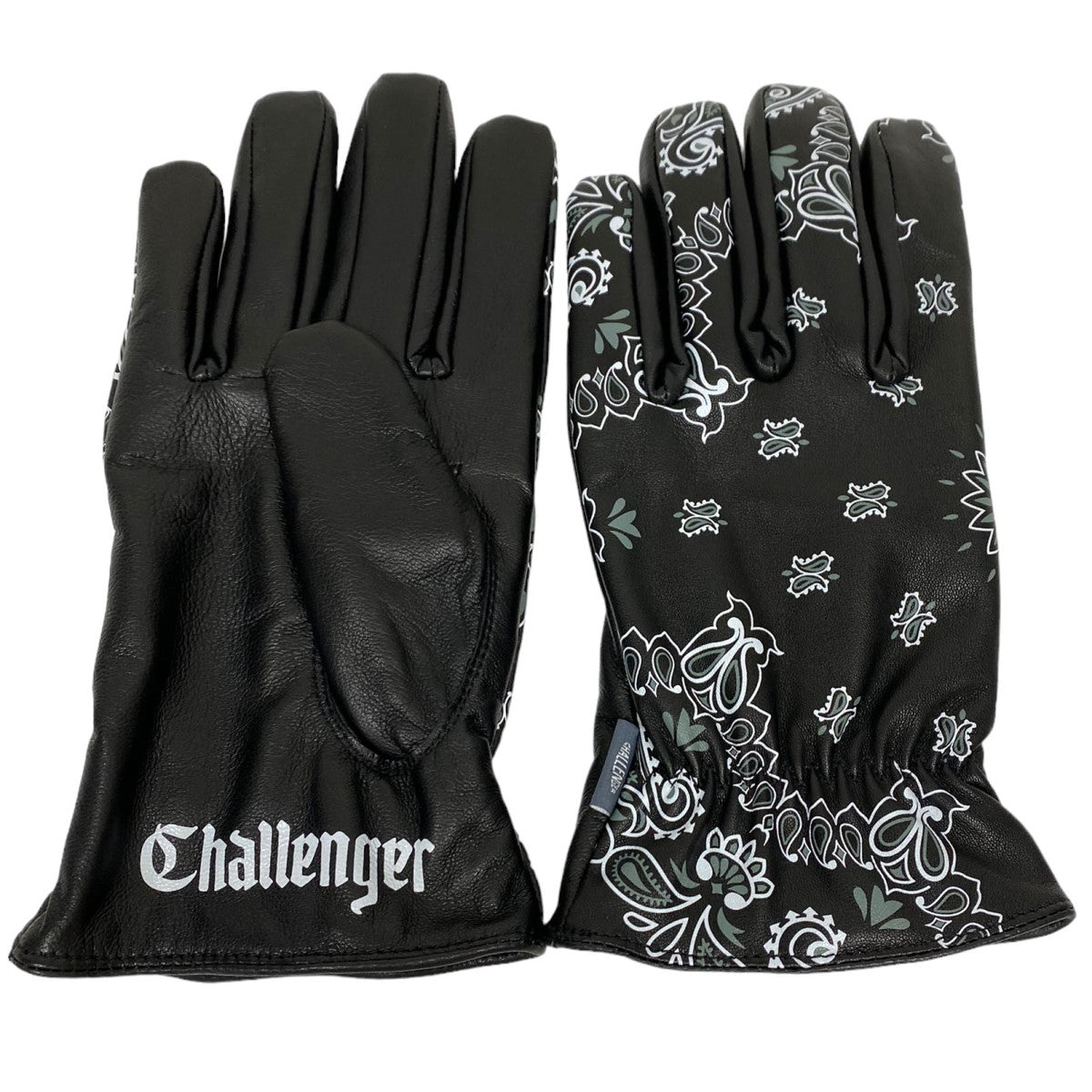 CHALLENGER(チャレンジャー) 23AW BANDANA LEATHER GLOVEバンダナレザーグローブ手袋 ブラック サイズ  M｜【公式】カインドオルオンライン ブランド古着・中古通販【kindal】