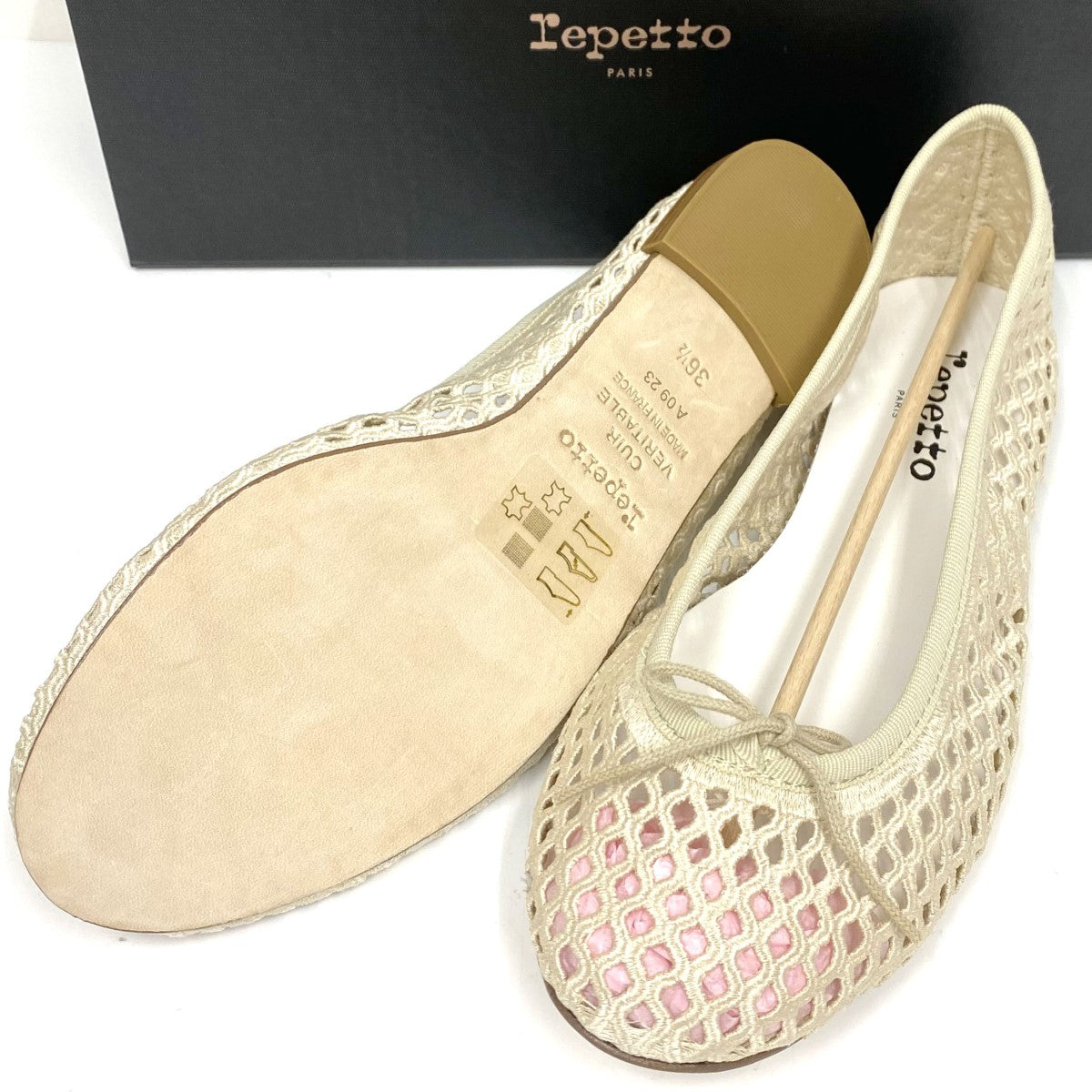 repetto(レペット) 24SS Cendrillon Ballerinasレースバレリーナバレエ ...