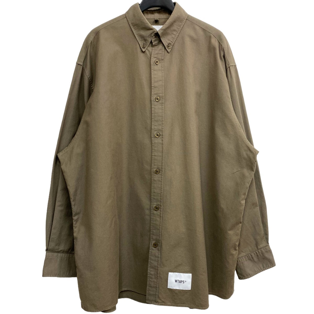 WTAPS(ダブルタップス) 21AWLS／COTTON．OXFORD SHIRTオックスフォードシャツコットン ブラウン サイズ  16｜【公式】カインドオルオンライン ブランド古着・中古通販【kindal】