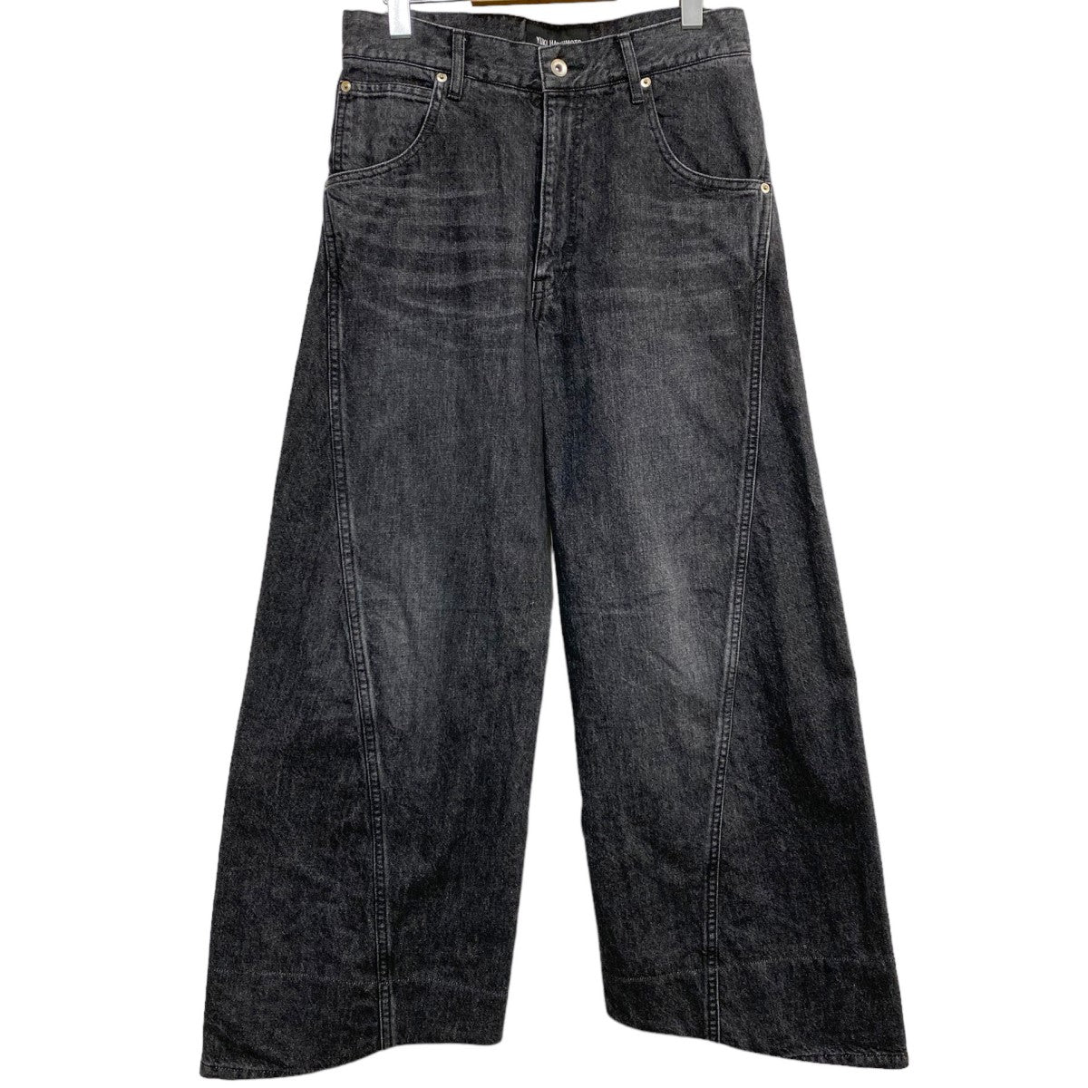 YUKI HASHIMOTO(ユウキハシモト) 23AWTWISTED JEANSツイストデニムワイドパンツ ブラックインディゴ サイズ  44(78cm)｜【公式】カインドオルオンライン ブランド古着・中古通販【kindal】