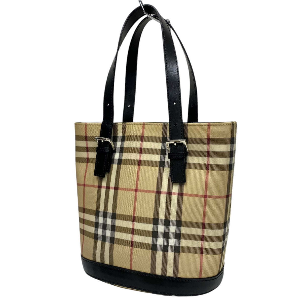 BURBERRY LONDON(バーバリーロンドン) ノバチェックショルダートートバッグ バーバリークラシックチェック ベージュ サイズ  タテ24cm×ヨコ23cm×マチ13cm｜【公式】カインドオルオンライン ブランド古着・中古通販【kindal】