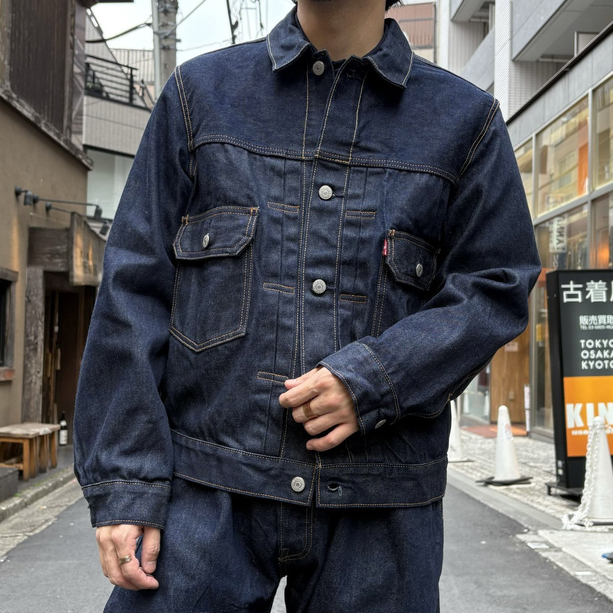 LEVI’S PREMIUM JOURNAL STANDARD relume 24SS別注TYPE2 JKT Selvedge RIGID 2ndセカンドデニムジャケット 古着・中古-2枚目のアイテム画像