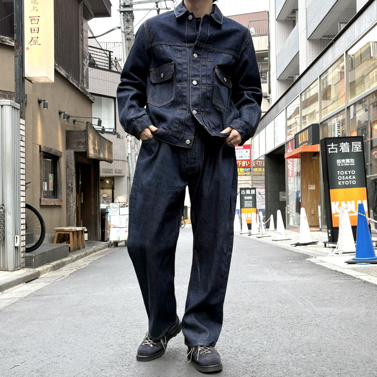 LEVI’S PREMIUM JOURNAL STANDARD relume 24SS別注TYPE2 JKT Selvedge RIGID 2ndセカンドデニムジャケット 古着・中古-3枚目のアイテム画像