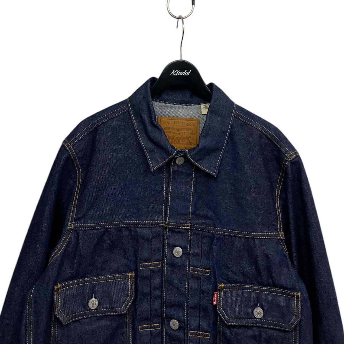 LEVI’S PREMIUM JOURNAL STANDARD relume 24SS別注TYPE2 JKT Selvedge RIGID 2ndセカンドデニムジャケット 古着・中古-5枚目のアイテム画像