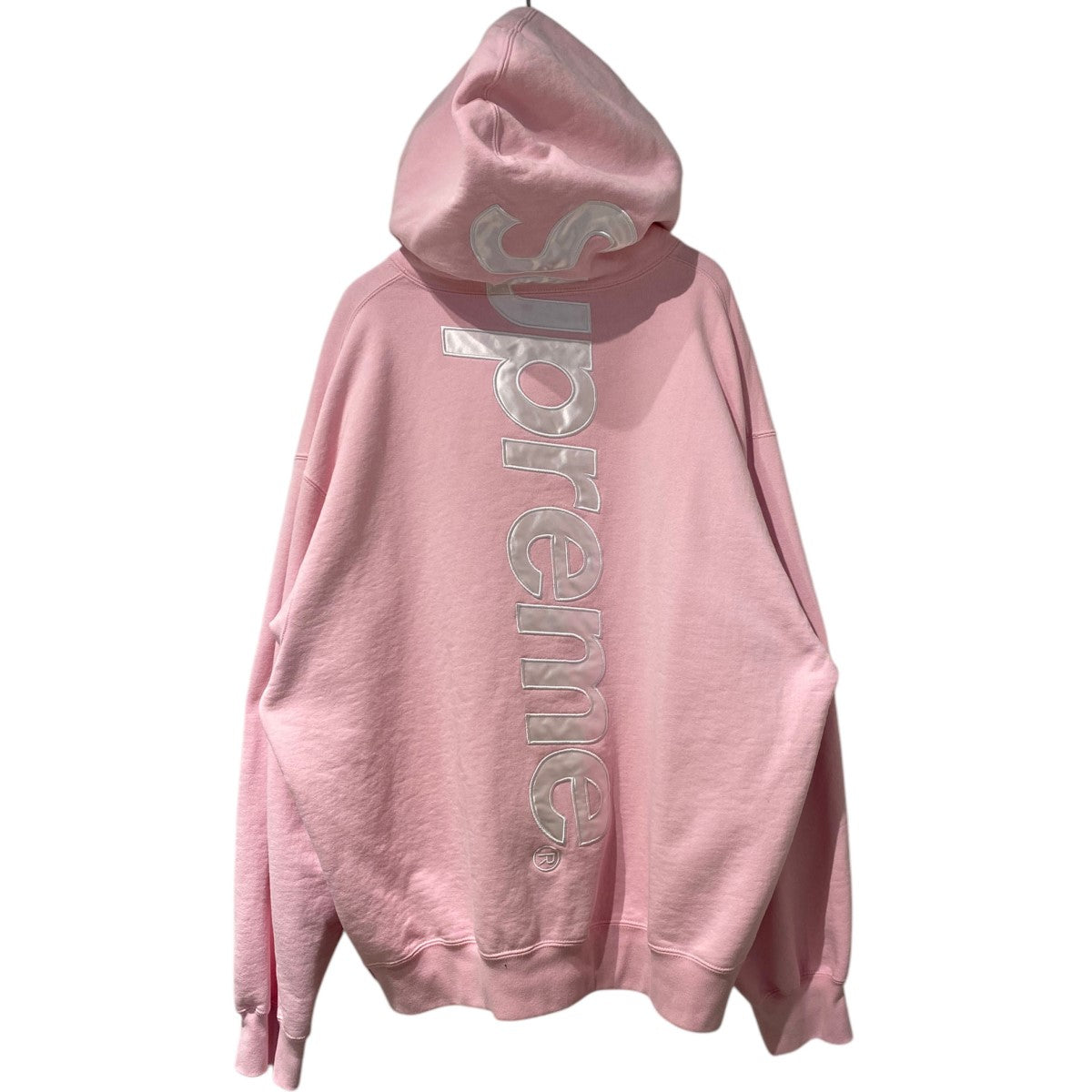 Supreme(シュプリーム) 23AWSatin Applique Hooded Sweatshirtバック