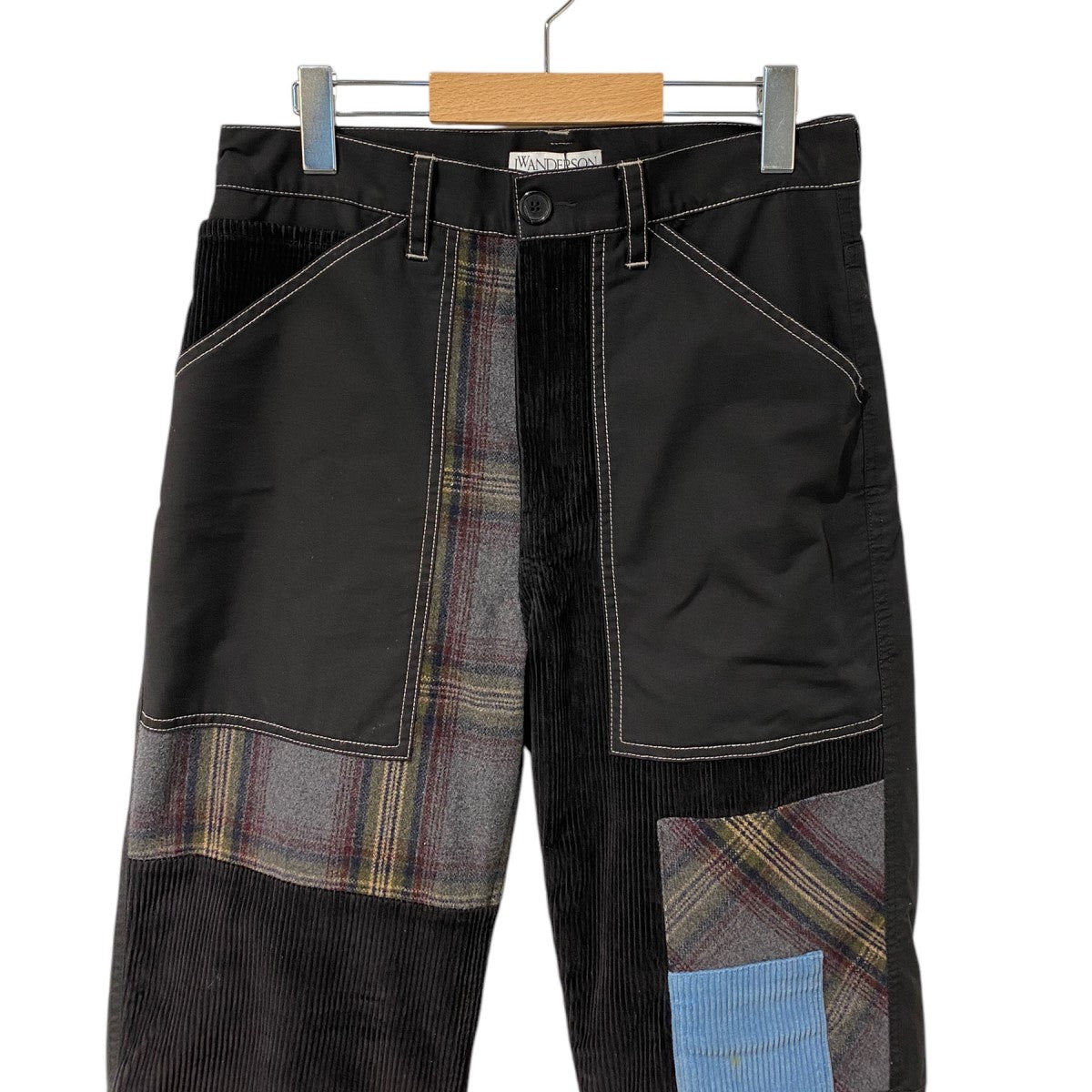 Patchwork Fatigue Trousersパッチワークロゴ刺繍パンツ