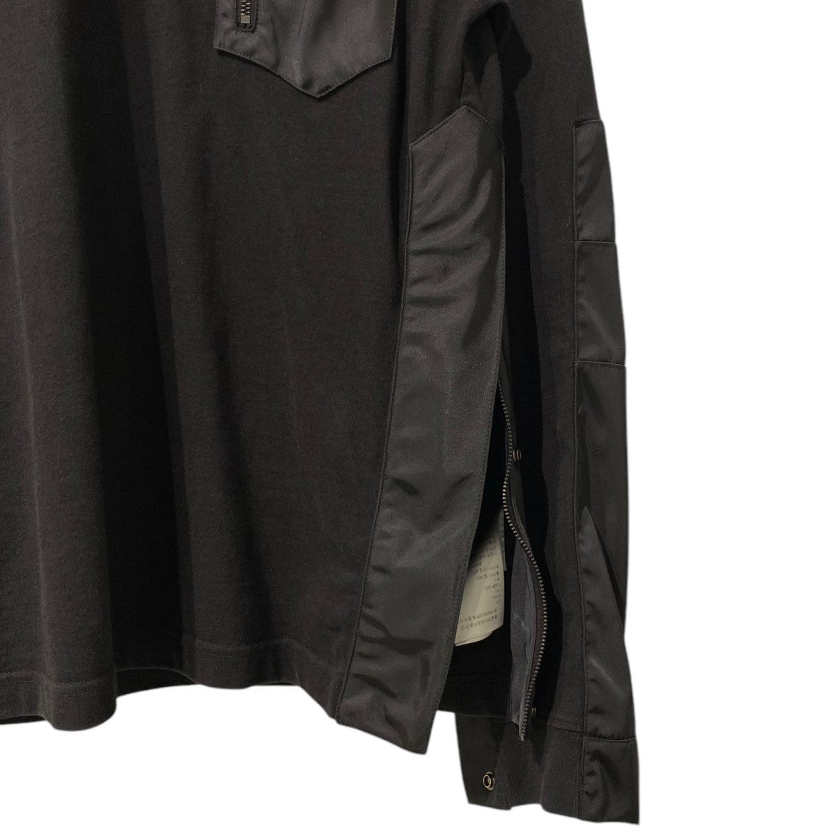 sacai DIOR(Kim Jones) 21AWDocking Over Shirtドッキングオーバーシャツロングスリーブ ロンT 古着・中古-5枚目のアイテム画像