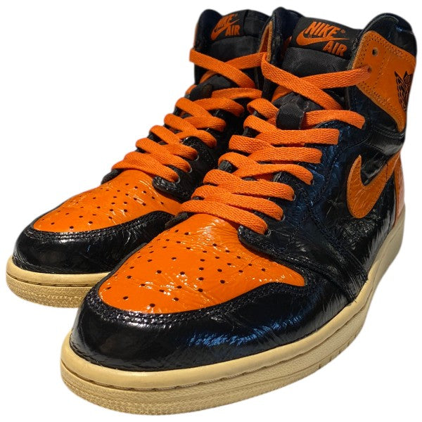 Air Jordan 1 Retro High オレンジ/ブラック NIKE(ナイキ) AIR JORDAN1 RETRO HIGH OG Shattered Backboard 3